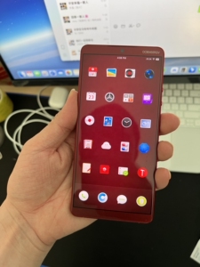 坚果pro2s酒红色