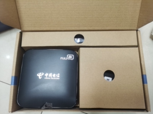 湖南湘潭中国电信全4k智能机顶盒,烽火通信型号:hg680