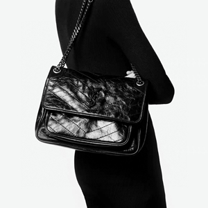 ysl 圣罗兰复古油蜡皮包