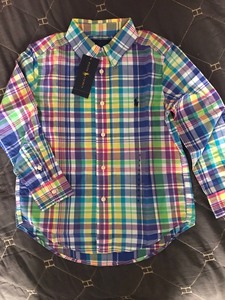 Polo Ralph Lauren全新拉夫劳伦儿童衬衫，尺码