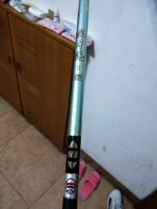 鱼竿手杆,户外老曹伯牙绝2,用过几次后堵有轻微磨损其余完好!