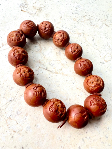 名家丁国英十八罗汉橄榄核雕手串双面手工精雕老料红油核0人付款2598