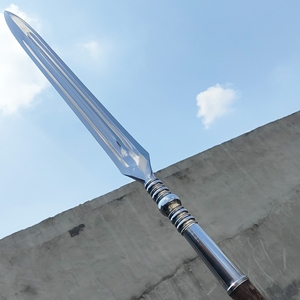 马槊 长枪 古代重兵器冷兵器戚续光霸王锻打户外长矛枪头龙泉马