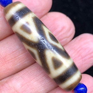 【新店福利特惠出】台湾高油包浆牙黄虎牙金刚三眼天珠