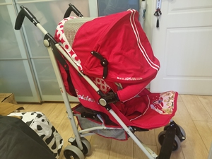 goldenbaby鑫贝婴儿推车,可座可趟,八五新,同城自提