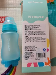 优生宽口径真母感护层玻璃 奶瓶宝宝婴幼儿吸管奶瓶新生儿硅胶奶