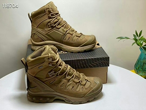 萨洛蒙 4d军靴.沙色