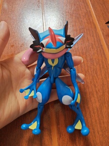 正版tomy口袋妖怪宠物小精灵宝可梦大号可动小智忍者蛙手办模