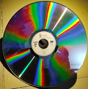 ld大碟片,(喜多郎)音乐作品演奏会现场版,无封套,碟片有浅