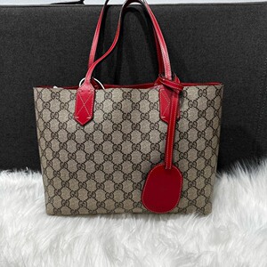 gucci古驰/98新/手提包/菜篮子/双面托特