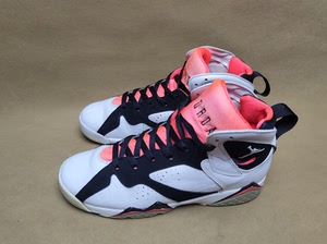 5码二手正品耐克aj7 乔7 熔岩7 女子篮球鞋