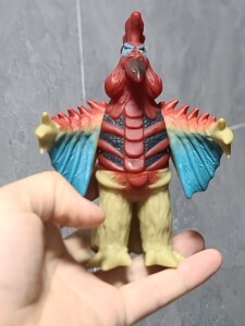 火山怪鸟巴顿软胶14cm奥特曼怪兽万代正版500系列火花人偶