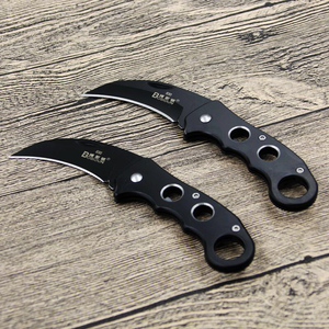 清仓特价一批实拍博斯顿830弯刀不锈钢水果刀 户外折叠防身刀