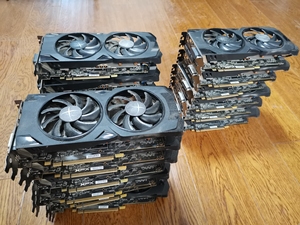 迅景黑狼rx470显卡4g显存18张打包出