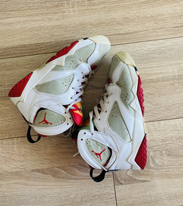 air jordan 7 hare aj7 兔八哥 白红 乔