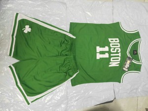 儿童篮球服套装凯尔特人11号绿色 s码 全新 全