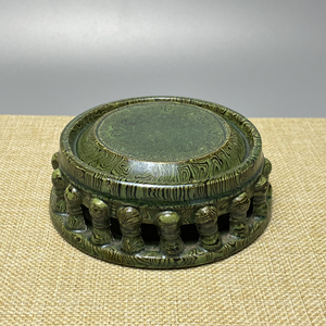 唐代 巩县窑 绞胎砚台