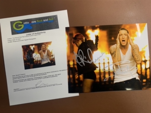 姆爷埃米纳姆 蕾哈娜 签名照 带coa正品证书