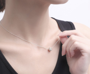 tiffany 全新蒂芙尼 幸运结 毛线球锁骨纯银925项链