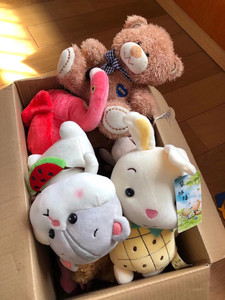一箱子玩偶熊宝宝玩具