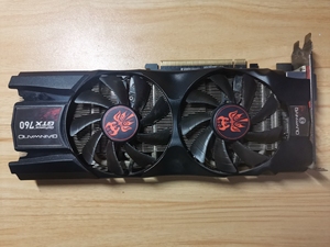 耕升gtx760赵云版2g,8 6pin供电