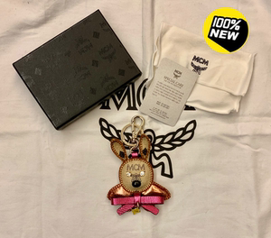 mcm全新正品2d兔子挂件钥匙扣挂饰 专柜购入保证正品支持鉴