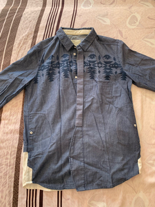 THETHING牛仔衬衫XL码购于南京水游城