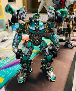 变形金刚ss58路霸 雷霆拯救队 重涂,全身骨架部分金属漆