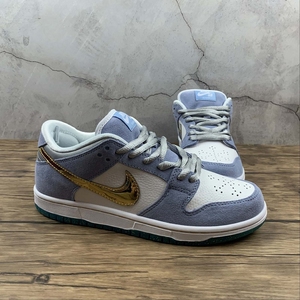 00兔兔乖02027淘宝nike耐克sb dunk low白蓝金冰雪奇缘低帮女鞋休闲