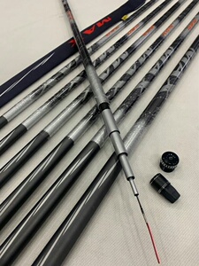 库存尾货化氏一味max钓竿超轻超细钓鱼竿19调台钓竿碳素鲤鱼