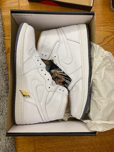 aj1 洛杉矶城市限定,48.5码,原盒金标贴纸一应俱全 接