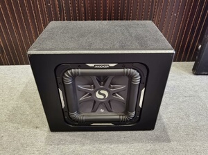 美国k牌l7 10"双音圈低音炮 方形