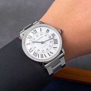 8新]卡地亚伦敦solo系列镶钻自动机械手表男士正品w6701011_阿里巴巴