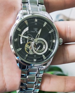 天王机械表,型号为领航系列gs5839s/dd,男士机械表