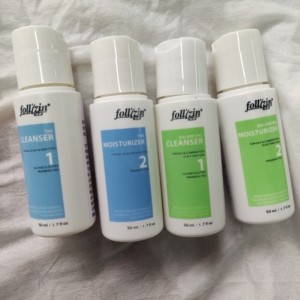 美国发如新follizin修护洗护套装50ml小样试用装
