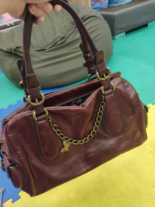 anna sui 安娜苏限量做旧牛皮包专柜正品 除了底部有一