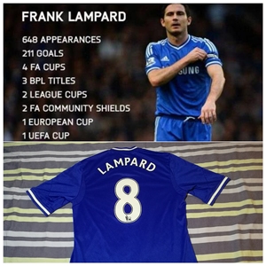 m码 切尔西兰帕德球衣 13-14赛季切尔西1314赛季主场