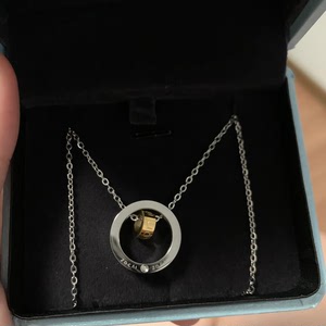 佐卡伊旋转的爱钻石项链 全新 超好看 正品 通勤好搭配 灵