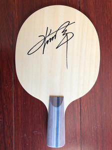 张继科签名乒乓球拍