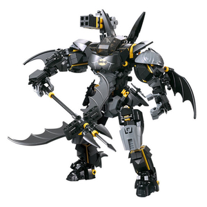 兼容乐高积木dc正义联盟蝙蝠侠机甲模型机器人成年人大型拼装玩