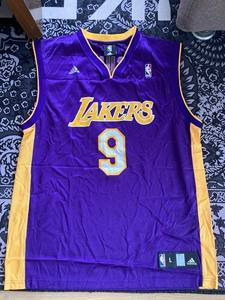 绝版 孙悦 adidas nba 杉矶湖人队球衣 rep版本