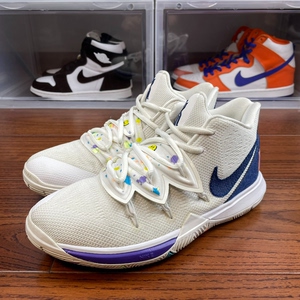 nike 欧文5 笑脸 白彩拼接 37.5码(原盒)