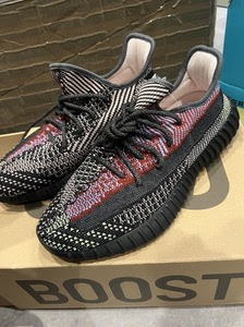 全新正品 椰子 yeezy 350 黑红拼接 黑粉  42.