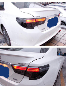 丰田新锐志led尾灯总成14-19年款锐志改装gs熏黑尾灯