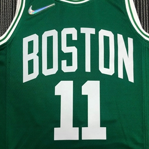 nba75周年 凯尔特人 绿色 11号 欧文篮球服球衣 全新