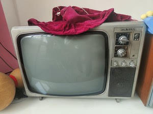 熊猫牌黑白电视机,可收台,可当摆件!标价是卖价,不含运费
