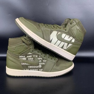 aj1 retro 橄榄绿 弹幕|42.5码丨鞋子橙色很好