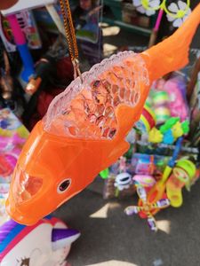 电动鱼儿童玩具发光锦鲤鱼多种光