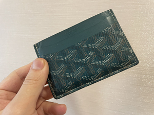 goyard 绿色卡包 香港半岛酒店酒店 只有卡包了