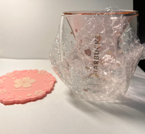starbucks星巴克樱花猫爪杯(含杯垫)